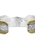 Carved Longhorn Cuff Bracelet
