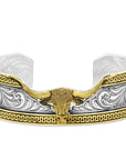 Carved Longhorn Cuff Bracelet