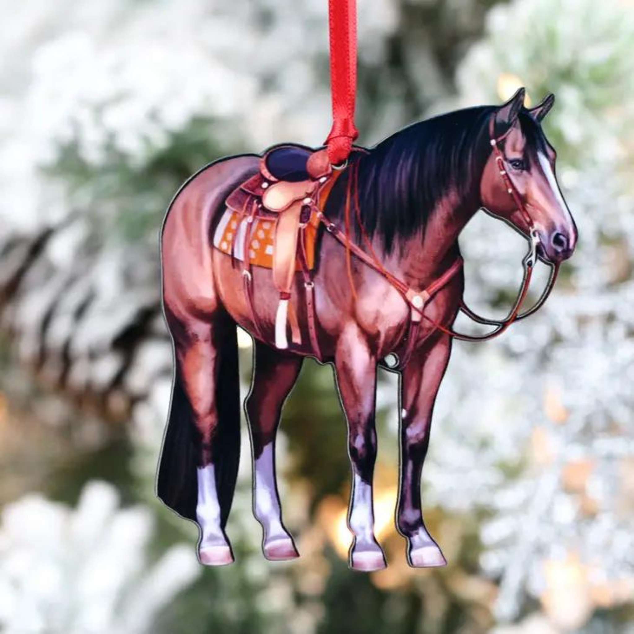 Western Horse Ornament Classy Equine