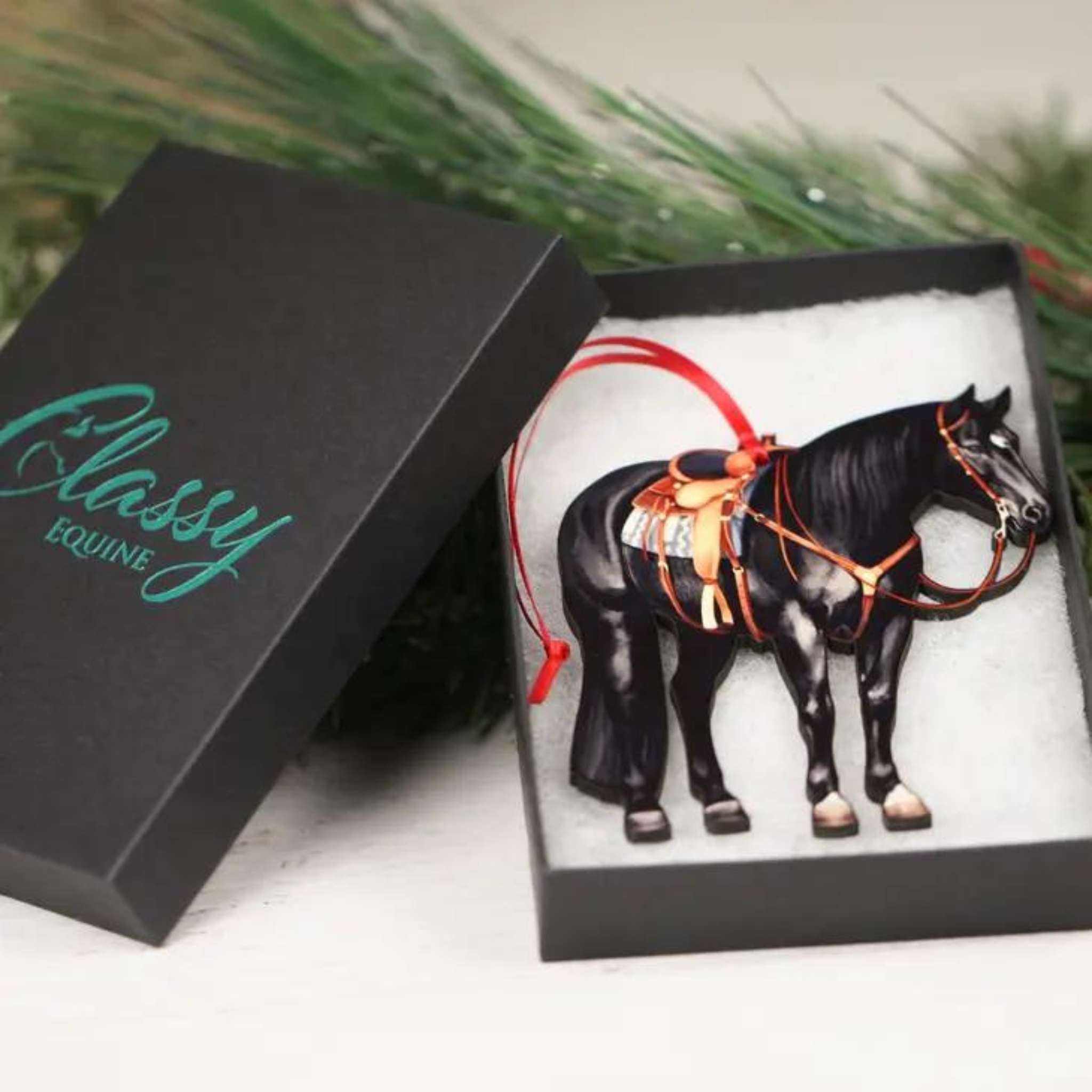 Western Horse Ornament Classy Equine