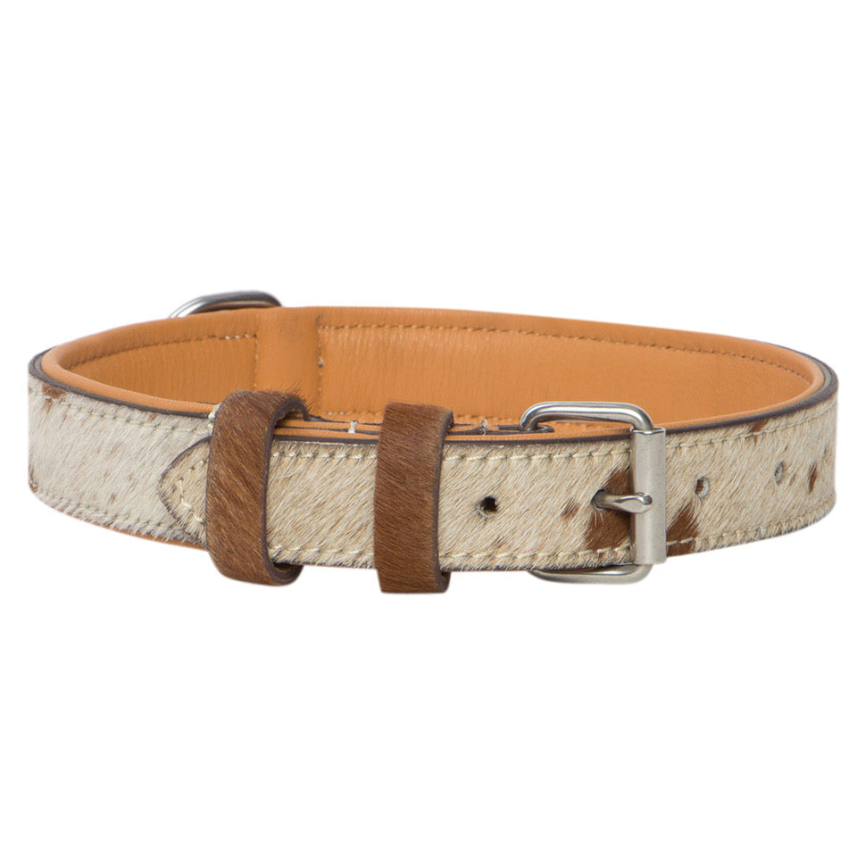 Cowhide Leather Dog Collar