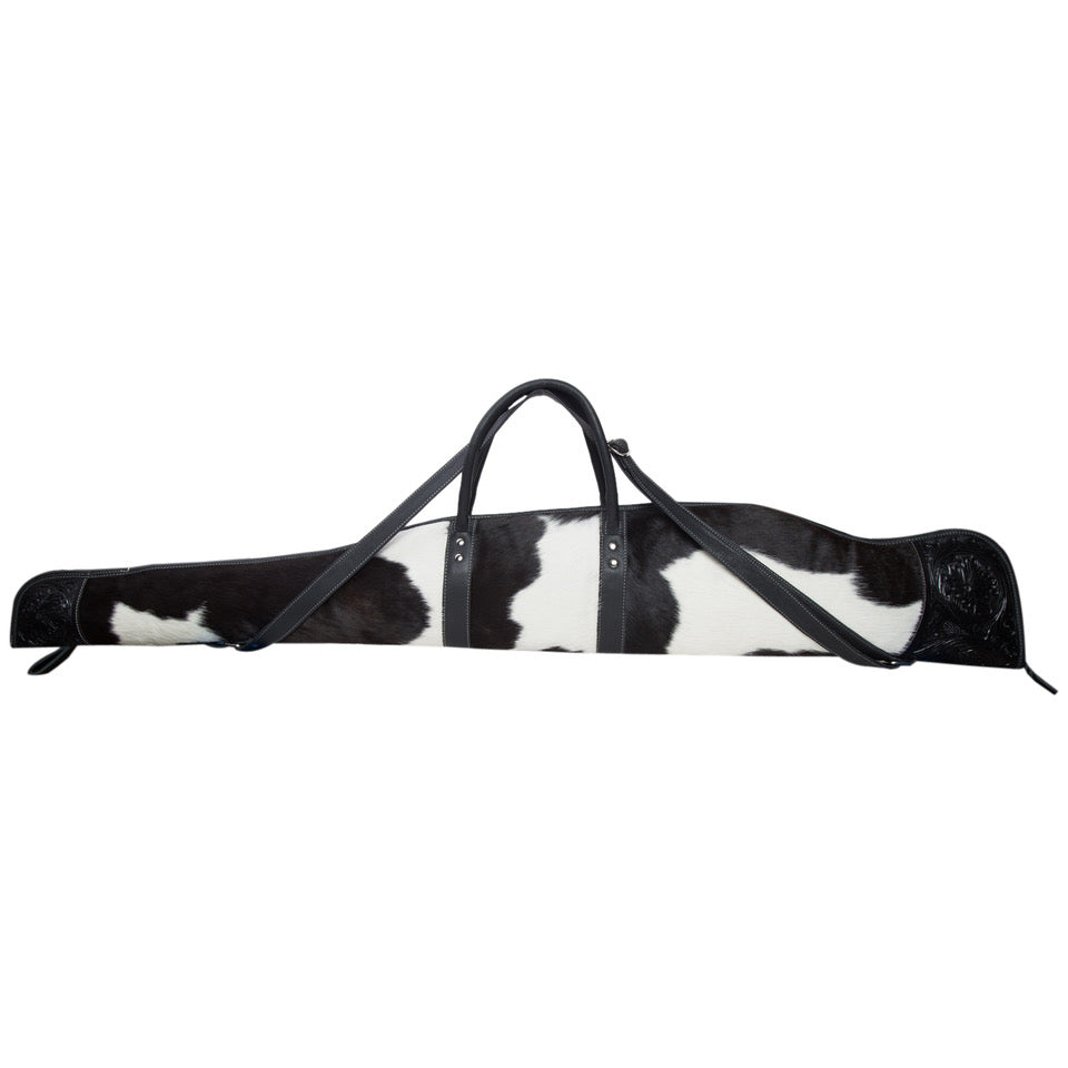Tooled Leather Cowhide Rifle Case