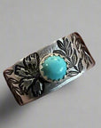 Sunflower Turquoise Ring