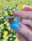 Sunflower Turquoise Ring