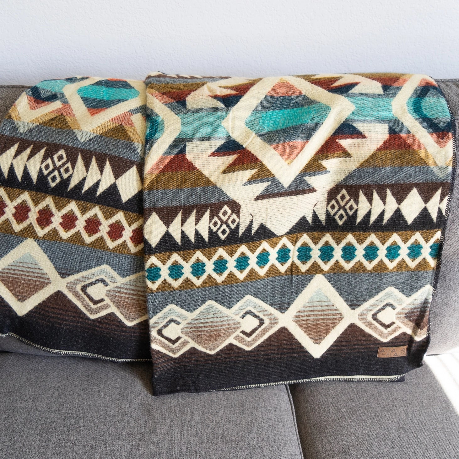 Alpaca Wool Blanket - Inca