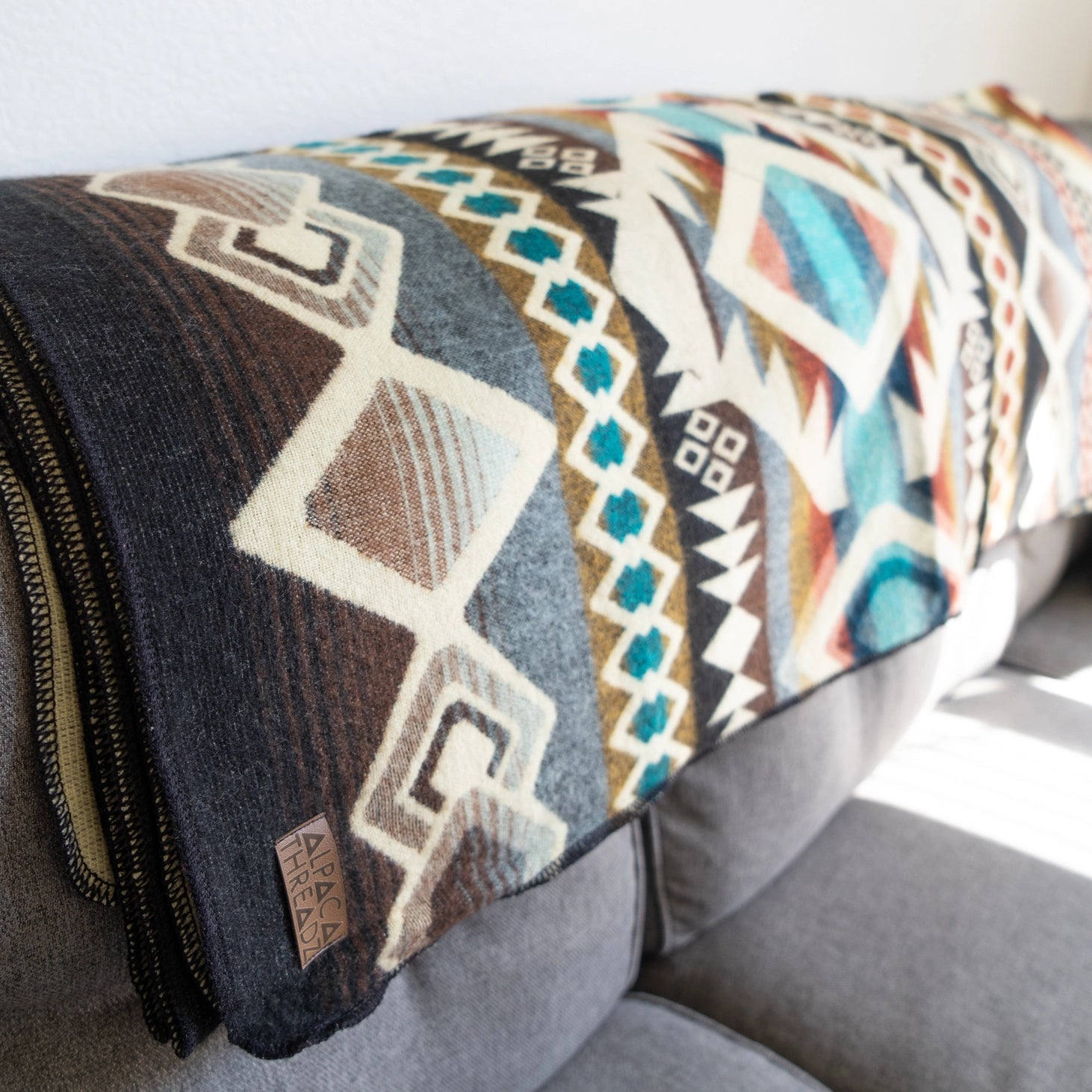 Alpaca Wool Blanket - Inca