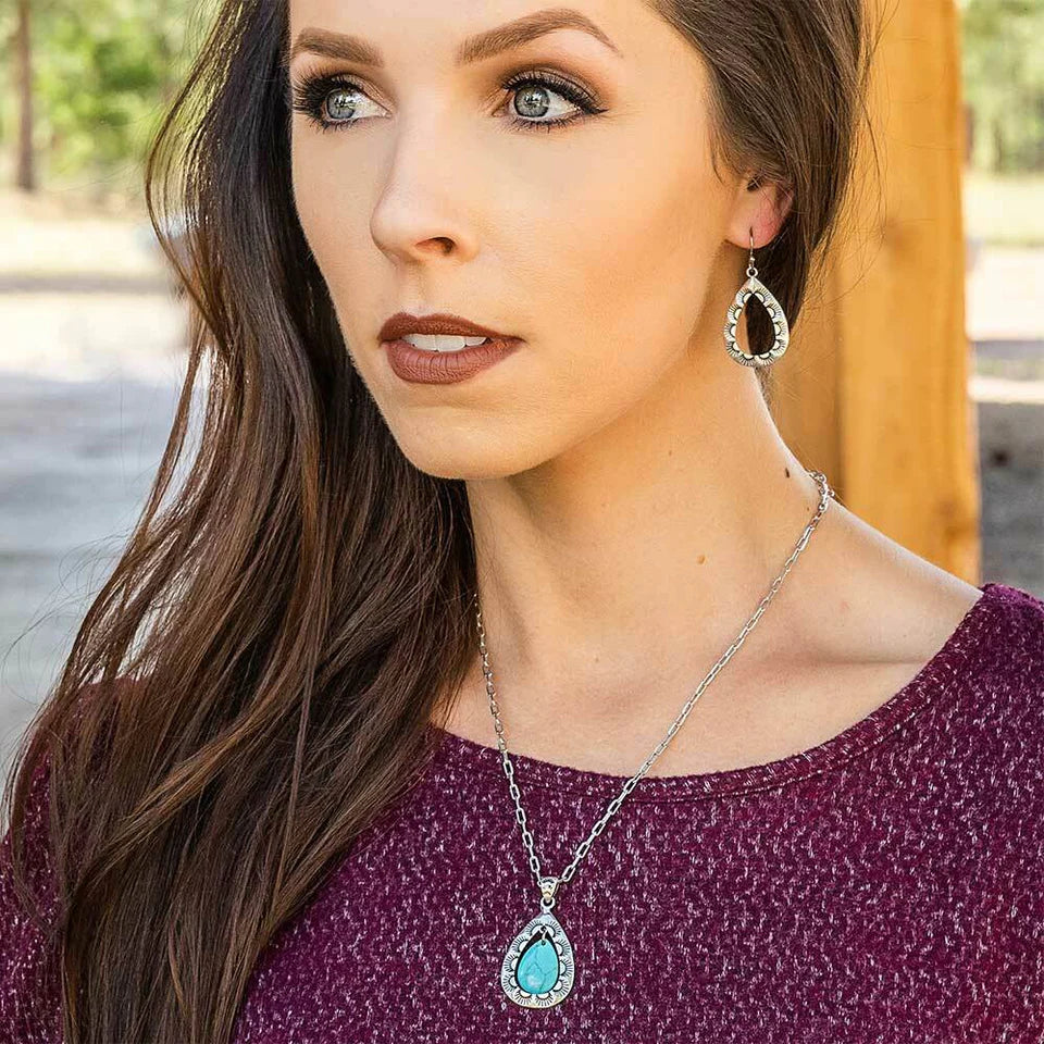 Road Runner Turquoise Jewellery Set