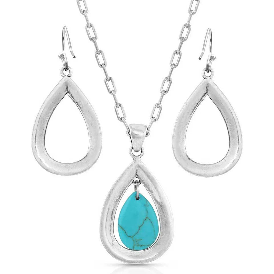 Road Runner Turquoise Jewellery Set