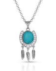 Catching Luck Horseshoe Necklace