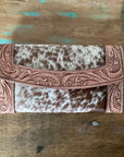Tooled Cowhide Western Wallet_1 Rustik-D