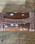 Tooled Cowhide Western Wallet_2 Rustik-D