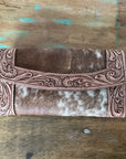 Tooled Cowhide Western Wallet_4 Rustik-D