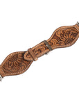Tooled Rounded Leather Apple Watch Band