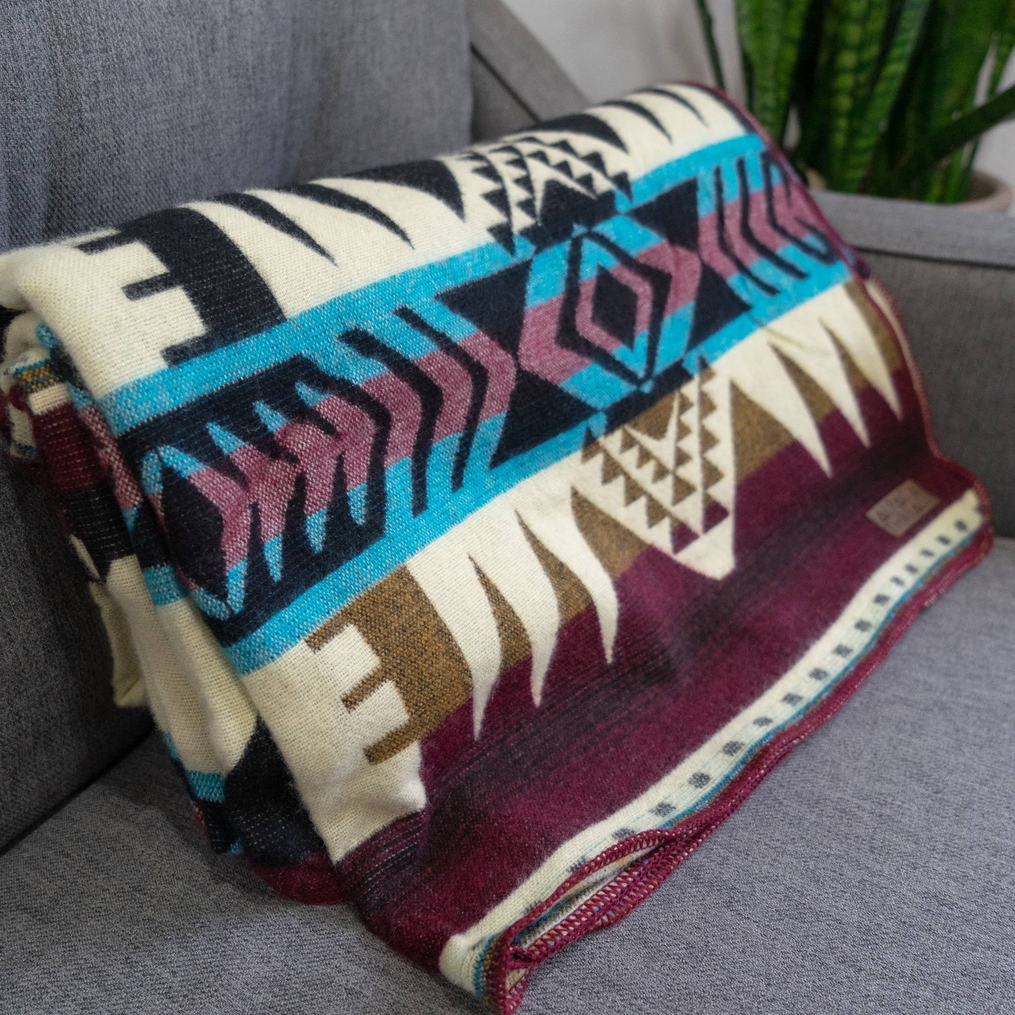 Alpaca Wool Blanket - Southwestern