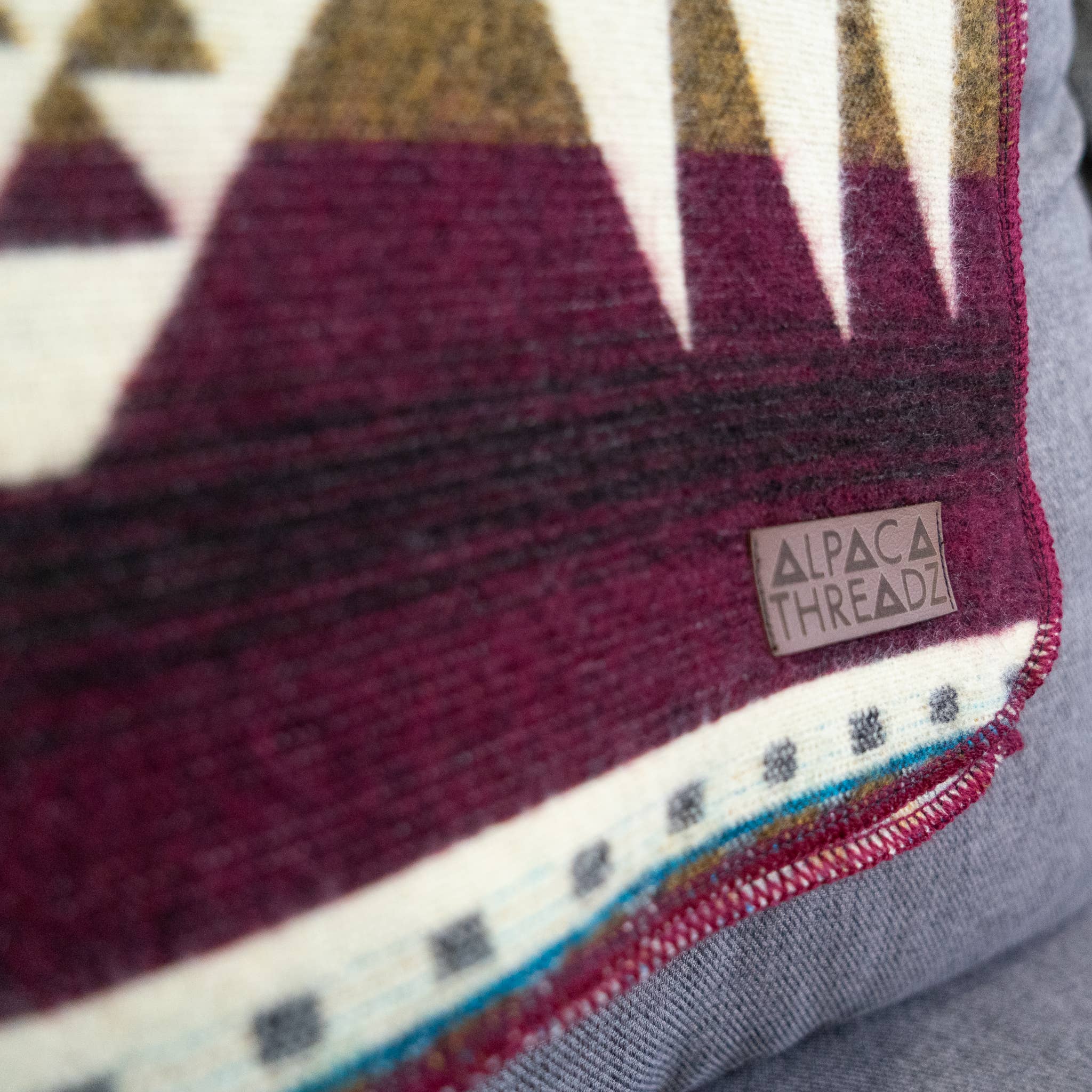 Alpaca Wool Blanket - Southwestern