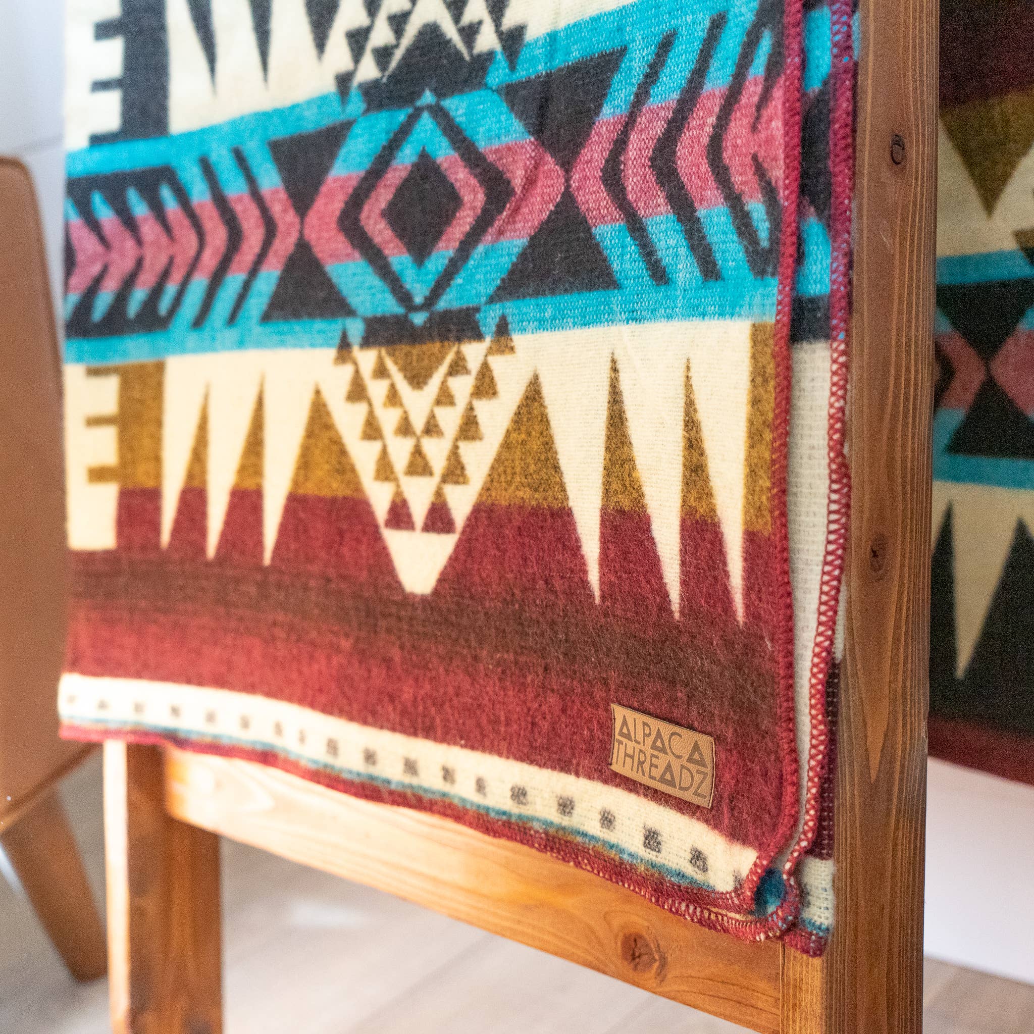 Alpaca Wool Blanket - Southwestern
