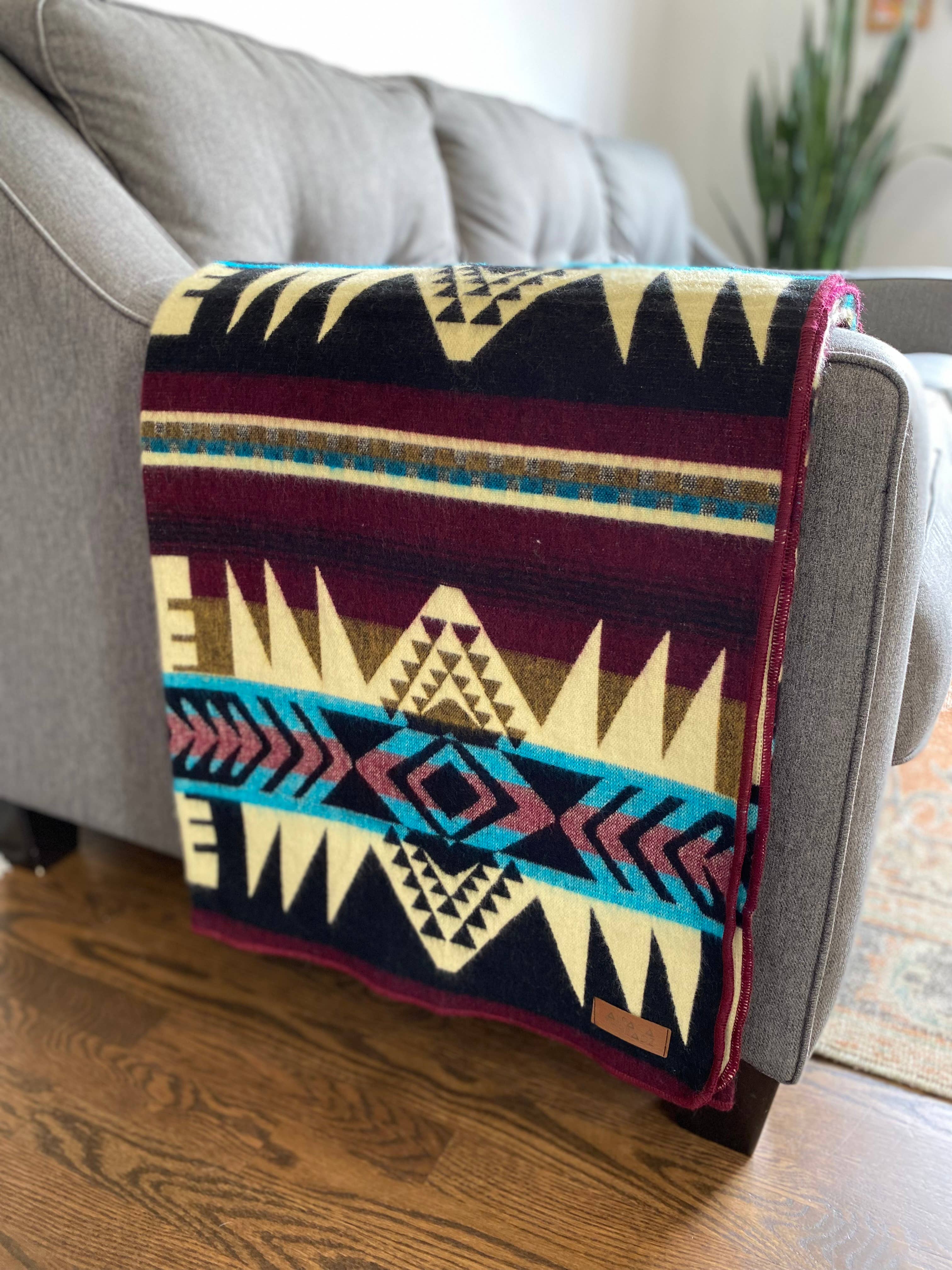 Alpaca Wool Blanket - Southwestern