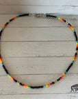 Black Serape Necklace Desert Cactus Co