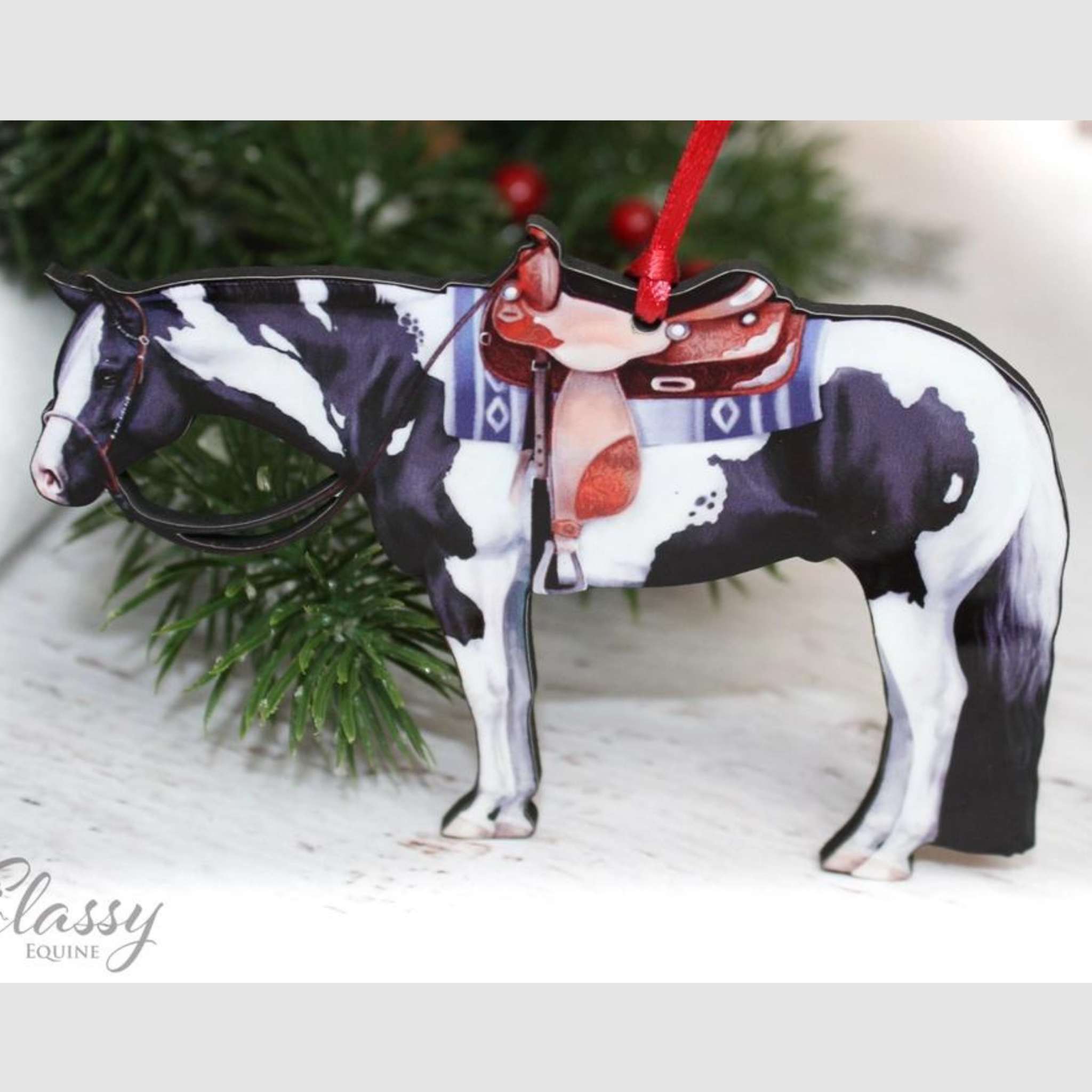 Western Horse Ornament Classy Equine