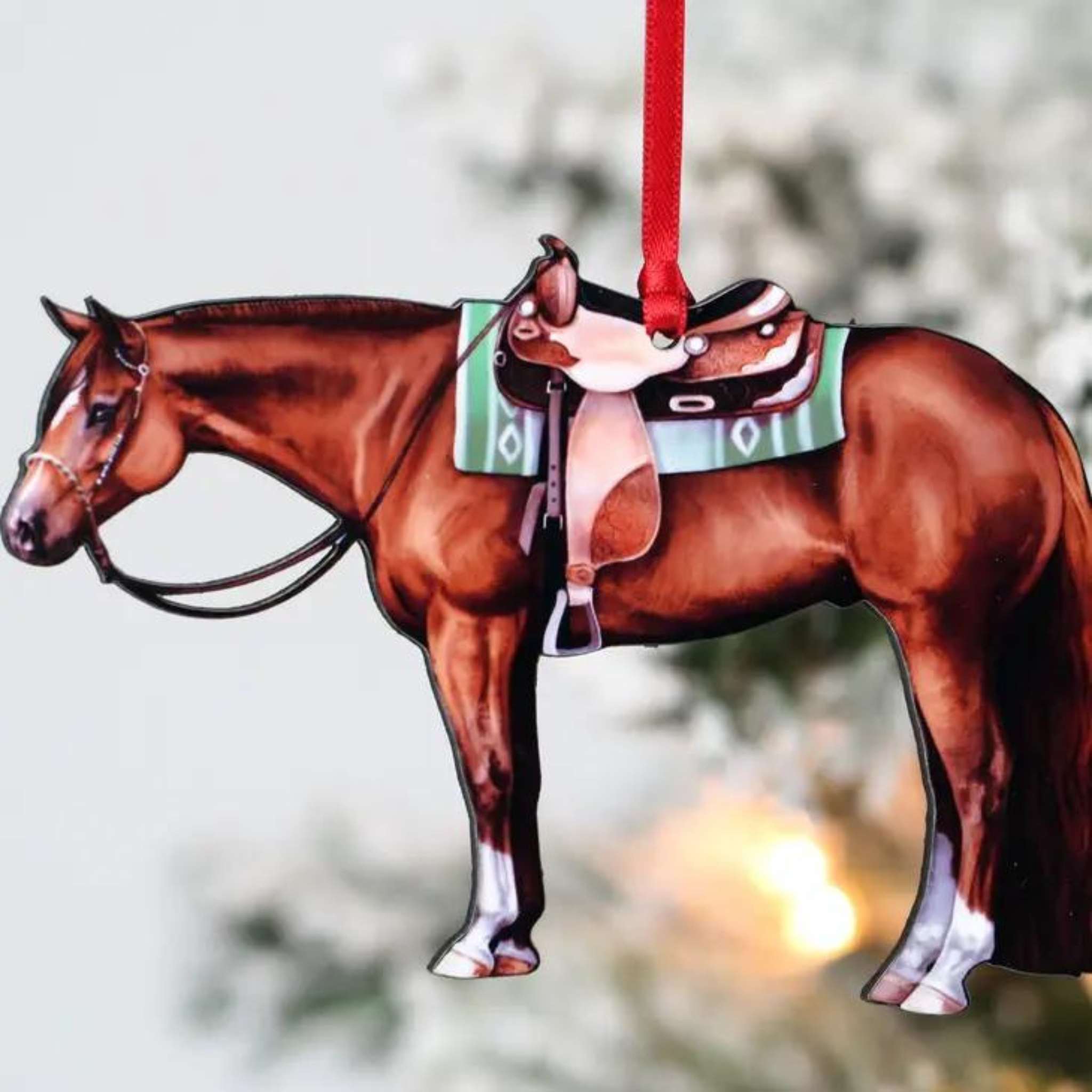 Western Horse Ornament Classy Equine