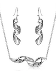 Coiled Thunderstorm Jewellery Set Montana Silversmiths