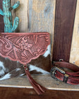 Cowhide Clutch Crossbody Countryside Co