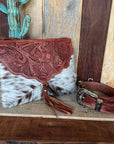 Cowhide Clutch Crossbody Countryside Co