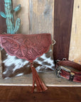 Cowhide Clutch Crossbody Countryside Co