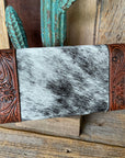 Cowhide Tooled Western Wallet back of wallet