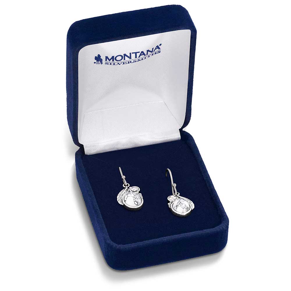 Sparkling Halo Earrings