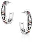Western Sands Hoop Earrings