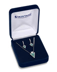 Pointed Path Turquoise Jewellery Set