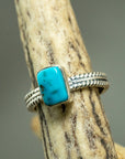 Natural Turquoise Morenci Mine Ring size-7