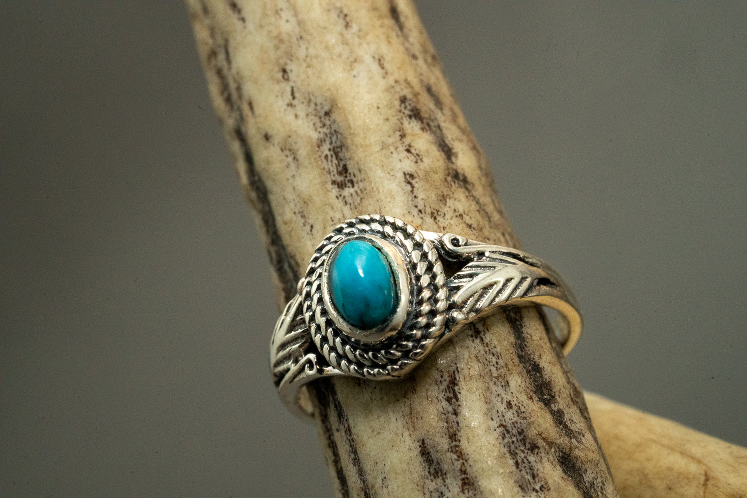 Natural Turquoise Morenci Mine Ring size-7