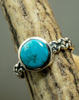 Natural Turquoise Morenci Mine Ring size-8