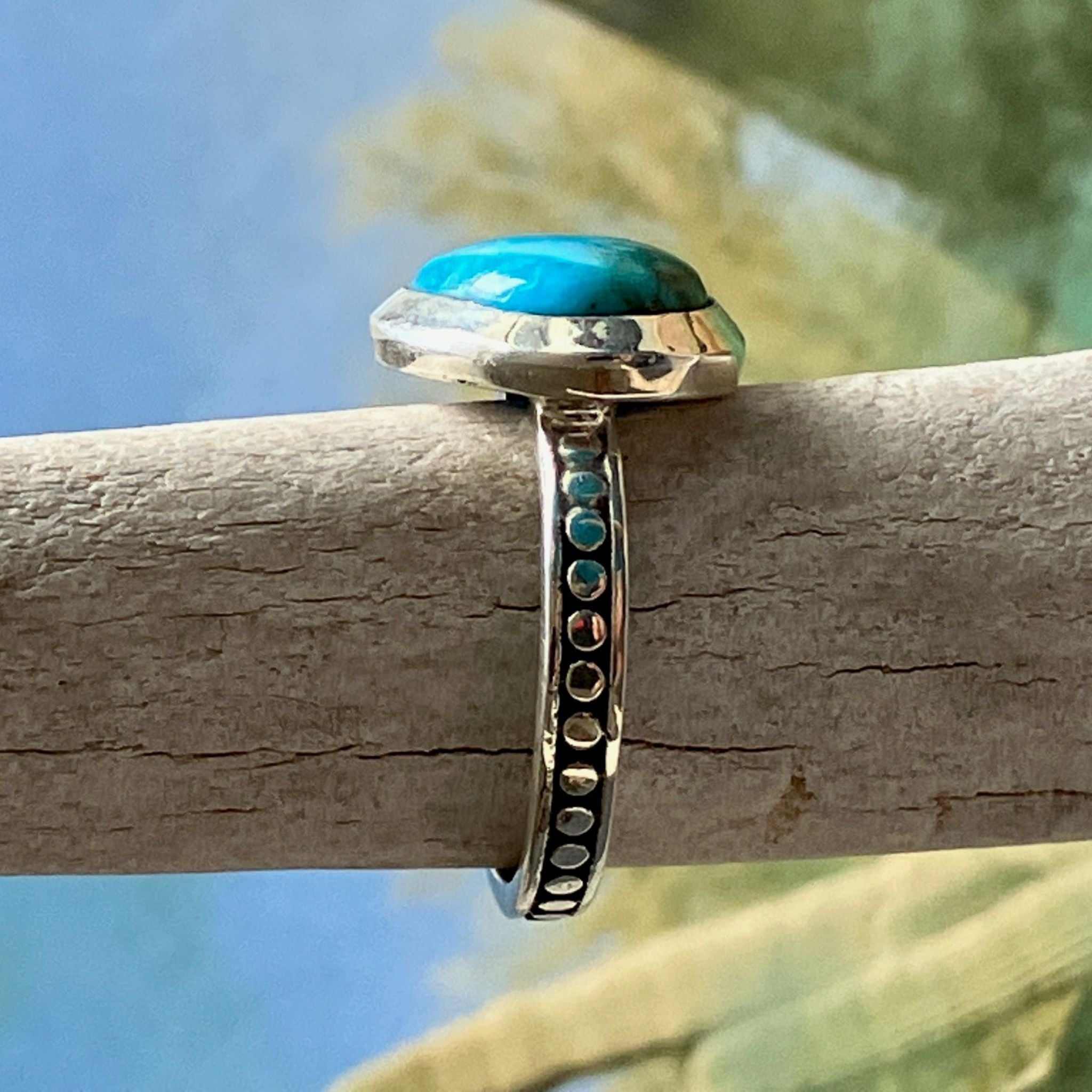 Turquoise Aztec Mt Ring 